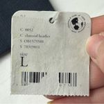 Free People Movement ‎ Feel Good Layer Longline Hoodie Charcoal Heather Large NEW Photo 3