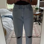 Beginning Boutique  Light Wash Denim Ripped Jeans Photo 0