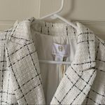 House of Harlow Revolve 1960 White Tweed Blazer Size M Photo 2