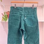 Levi's Levi’s Vintage 60s 70s White Tab Green Corduroy Flare Bell Bottom Jeans 28x31 Photo 8
