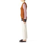 Apiece Apart Orange 100% Cotton Almeria Side Button Side Sweater size Medium Photo 11