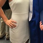 She & Sky White Zip Up Mini Dress Photo 4