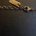 Saint Laurent Mother of Pearl Cross Pendant Necklace Photo 3