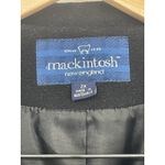 VTG Mackintosh New England Pea Coat Black Wool Women's Sz 2XUSA Photo 1