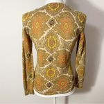 Talbots EUC  Petite Gold Metallic Medallion Button Cardigan Sz P Photo 10
