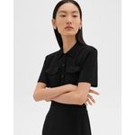Theory New!  Military Polo Wool MidiDress Black‎ Sz 4 $595 Photo 2