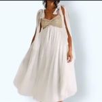 Love Shack Fancy romi sequin gown dress bow strap formal free people revolve $500 Photo 1