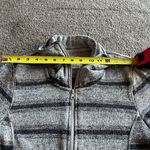 Faded Glory  Womans Gray Striped Lightweight Full Zipper Fall Jacket Size Large Photo 10