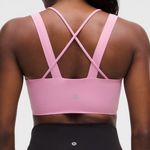 Lululemon like a cloud sports bra size 10 pink frosting Photo 11