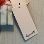 Splendid Bellini Reversible Halter Bra Bikini Top Sz M NWT Tie Dye & Stripes Photo 7