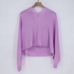 Echo Lavender Purple Knit Poncho Cowl Neck One Size Size undefined Photo 6