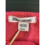 Billabong  Linen Blend Mini Dress Women Medium Hot Pink Sun Beachy Coastal Surfer Photo 3