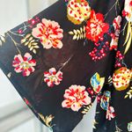 Anthropologie ’s Do Everything In Love Women’s One Size Black Floral Kimono Photo 2