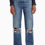 Levi's NWT Low Pro Distressed Busted Knee Straight Leg Jeans Size 29 Photo 0