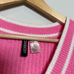 ZARA Pink Box Crop Knit Sweater Vest Photo 1