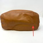 DKNY  Two-Tone‎ Leather Tote Cream Cognac Photo 7