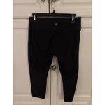 Lululemon  Black‎ Crop Leggings Women's Athleisure Workout Yoga Pants Photo 1