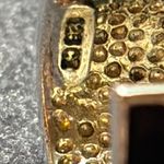 Sterling Silver Hoop Earrings Black Onyx Photo 7