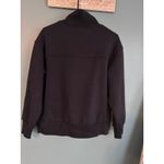 Avia  Black Pullover Quarter Zip Long Sleeve Sweatshirt Photo 2