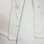 True Religion Curvy Skinny White Distressed Crystal Jeans Size 34 Photo 11