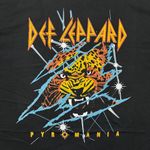 Def Leppard Pyromania Rock Till You Drop Tour 83 Rock Band T-Shirt Size XXL Photo 1