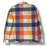 EMERY ROSE women’s size small button front multicolored Plaid Button Photo 3