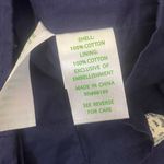 Lilly Pulitzer Size 0 Gabby Shift Cotton Dress True Navy Dress Pink Embroidery Photo 10