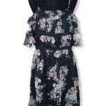 Walter Baker Hansen Asymmetrical Hem Open Shouldee Floral Spring Dress NWT sz 10 Photo 3