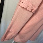 Matilda Jane  Heart to Heart Possibilities Pink Knit Shirt Lace Eyelet Size Small Photo 6