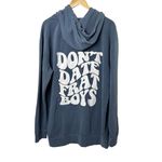 Barstool Sports  DON'T DATE FRAT BOYS Blue Hoodie Sweatshirt Unisex XL Photo 1