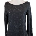 Calypso St. Barth  Medium Embroidered Sequins Long Sleeve Mini Casual Dress Photo 1