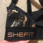 SheFit Flex Sports Bra Black Rose Gold Photo 7