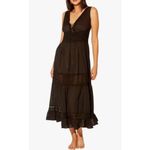 Bleu Rod Beattie  Black India Bazaar Long Maxi Dress Cover Up Photo 0