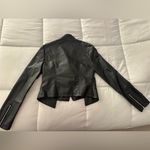 Trac  Black Leather Women's Jacket Photo 4