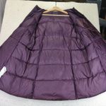 Eddie Bauer Womens Luna Peak Down Parka Coat 550 Fill Hooded Purple Women's XL Photo 4