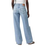 Levi's  Superlow Loose Light Wash Distressed Knee Ripped Jeans Women's Size 26 Photo 1