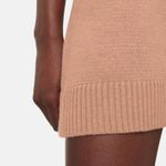 The Frankie Shop Juno Wool Knit Shorts in Terra Cotta Sz Small S Tan Photo 2