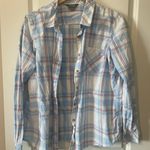 Natural Reflections Blue Button Up Shirt Photo 0