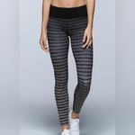 Lorna Jane NEW  Rapid Core Full Length Black and White Stripe Ombré Leggings | S Photo 5