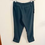 Anthropologie Cartonnier Trousers Pleated High Rise Tapered Leg Ankle Fit Green Photo 6