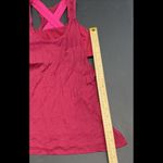 Lululemon Tank Top Bra Red Pink Luxury Designer Athletic Lounge Preppy 6 Photo 4
