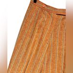 Vintage Orange Max Moda Striped Funky Trouser Waist 26” length 37” Inseam 24” Orange Photo 5