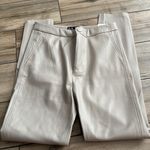 ZARA Beige leather pants Photo 1