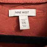 Nine West Women's Quilted Top in Terracotta Size 0X 14-16 Photo 4