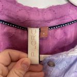 Pilcro and the Letterpress Anthropologie  Pink Purple Tie Dye Button Down Size S Photo 3