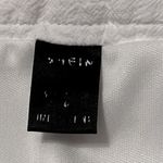 SheIn Solid White Mini Skirt with Slit Photo 6