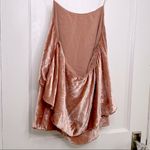 Alice + Olivia  by Stacey Bendet Rose Tan Velvet Blouse Ruffle Tank Top Size S Photo 6
