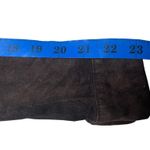 Ann Taylor Suede Leather Button Front Shirt Jacket Brown Womens S Photo 8