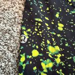 Lululemon  black & yellow dot leggings size 6 Photo 4
