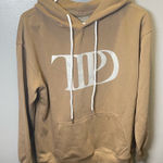 Taylor Swift The Tortured Poets Department Pullover Hoodie Beige Size Large Photo 0